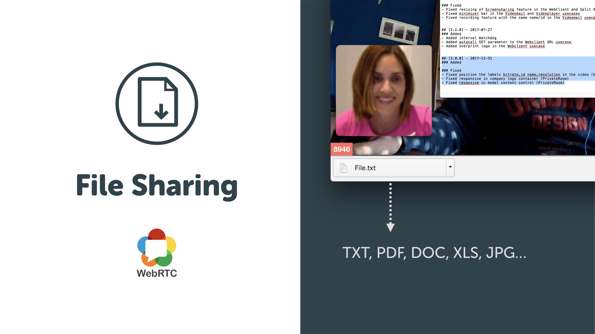 VideoRTC File Sharing